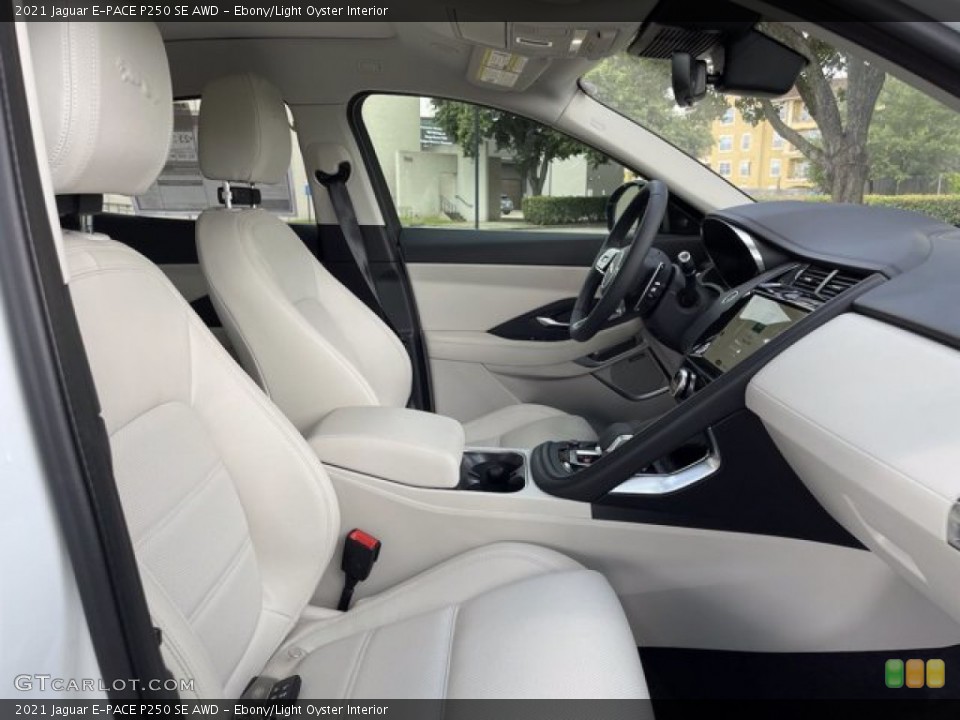 Ebony/Light Oyster Interior Photo for the 2021 Jaguar E-PACE P250 SE AWD #142218757