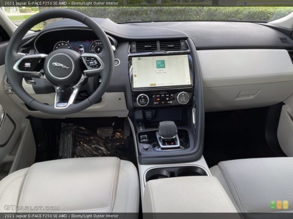 Ebony/Light Oyster Interior Dashboard for the 2021 Jaguar E-PACE P250 SE AWD #142218772
