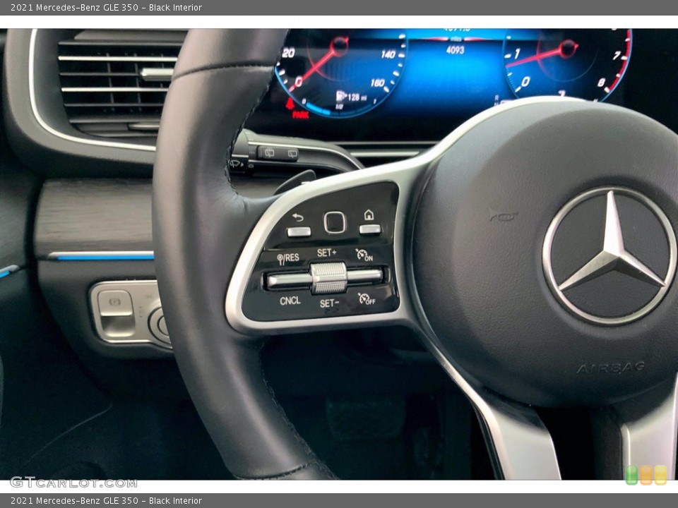 Black Interior Steering Wheel for the 2021 Mercedes-Benz GLE 350 #142219009
