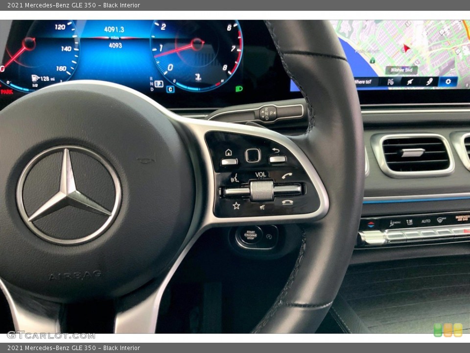 Black Interior Steering Wheel for the 2021 Mercedes-Benz GLE 350 #142219024
