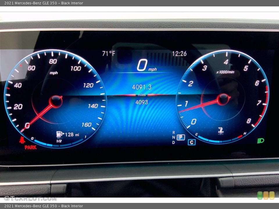 Black Interior Gauges for the 2021 Mercedes-Benz GLE 350 #142219036