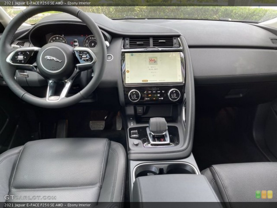 Ebony Interior Dashboard for the 2021 Jaguar E-PACE P250 SE AWD #142219117
