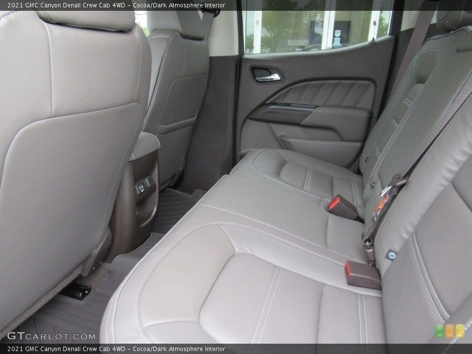 Cocoa/Dark Atmosphere Interior Rear Seat for the 2021 GMC Canyon Denali Crew Cab 4WD #142220724