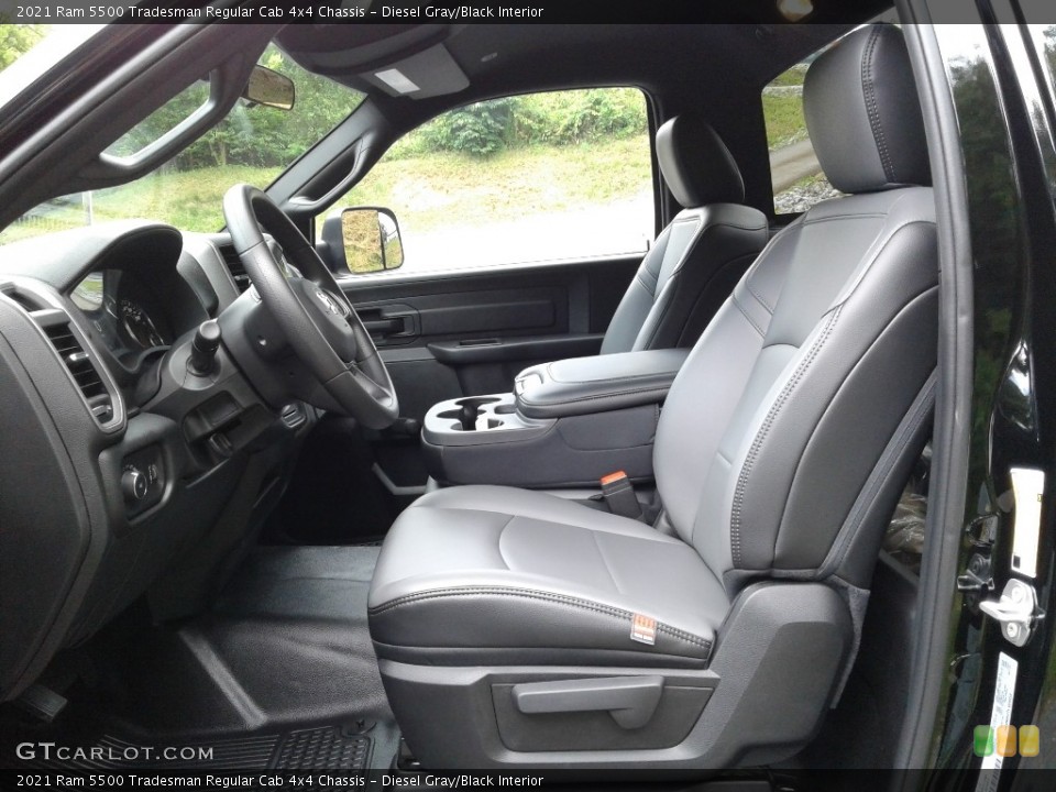 Diesel Gray/Black Interior Photo for the 2021 Ram 5500 Tradesman Regular Cab 4x4 Chassis #142220740