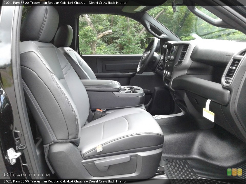 Diesel Gray/Black 2021 Ram 5500 Interiors