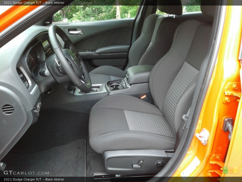 Black Interior Front Seat for the 2021 Dodge Charger R/T #142221158