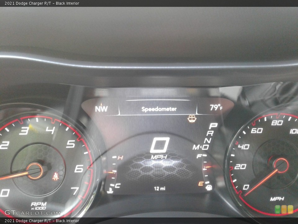 Black Interior Gauges for the 2021 Dodge Charger R/T #142221399