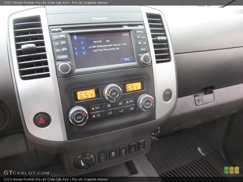 Pro-4X Graphite Interior Controls for the 2020 Nissan Frontier Pro-4X Crew Cab 4x4 #142221645