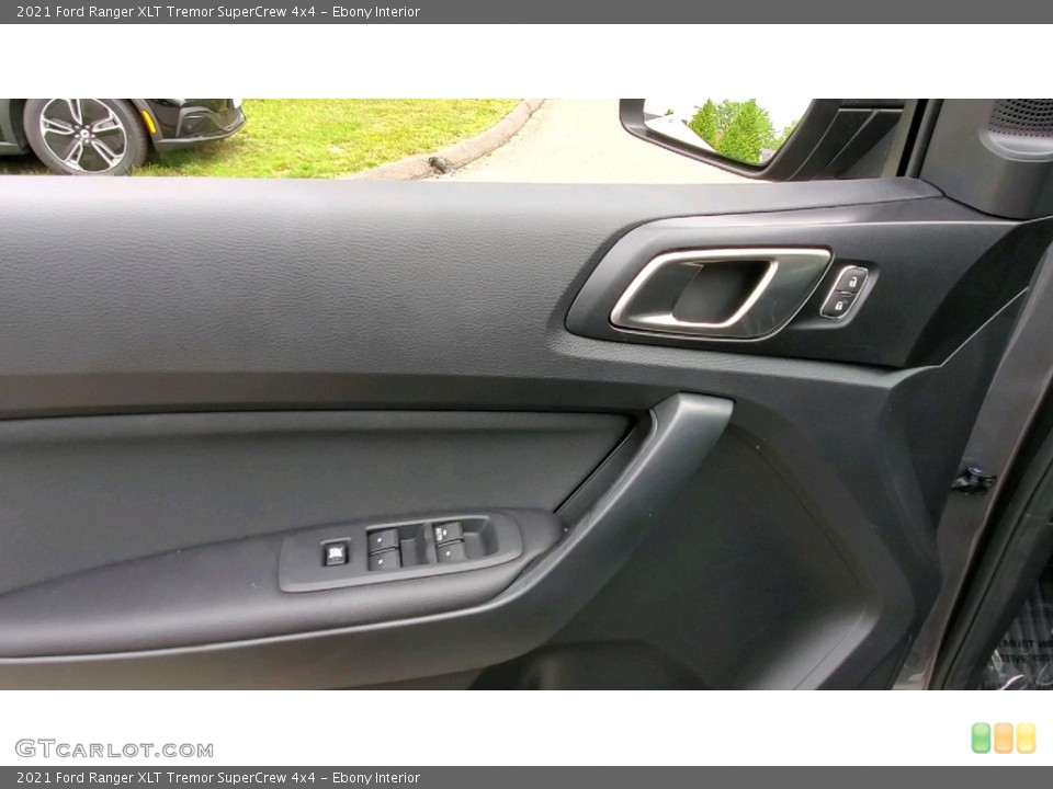 Ebony Interior Door Panel for the 2021 Ford Ranger XLT Tremor SuperCrew 4x4 #142223513