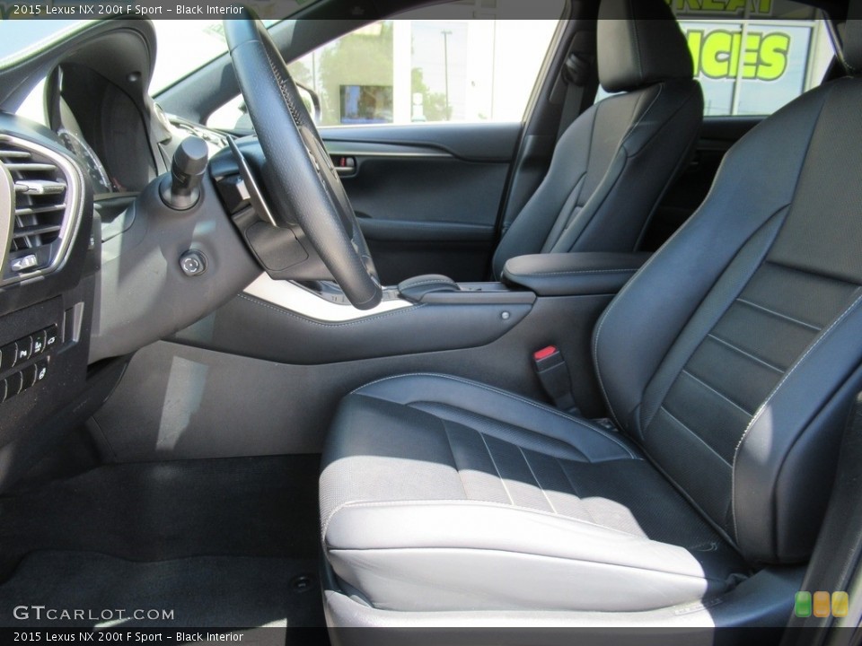 Black Interior Front Seat for the 2015 Lexus NX 200t F Sport #142224858