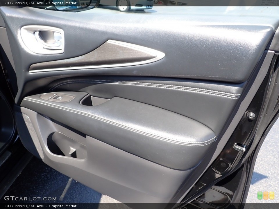 Graphite Interior Door Panel for the 2017 Infiniti QX60 AWD #142225017