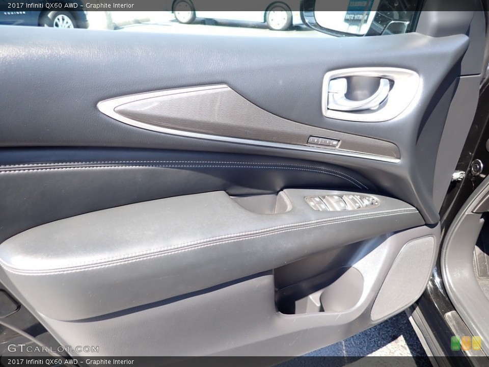 Graphite Interior Door Panel for the 2017 Infiniti QX60 AWD #142225146