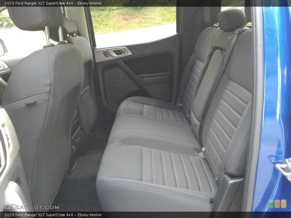 Ebony Interior Rear Seat for the 2020 Ford Ranger XLT SuperCrew 4x4 #142225458