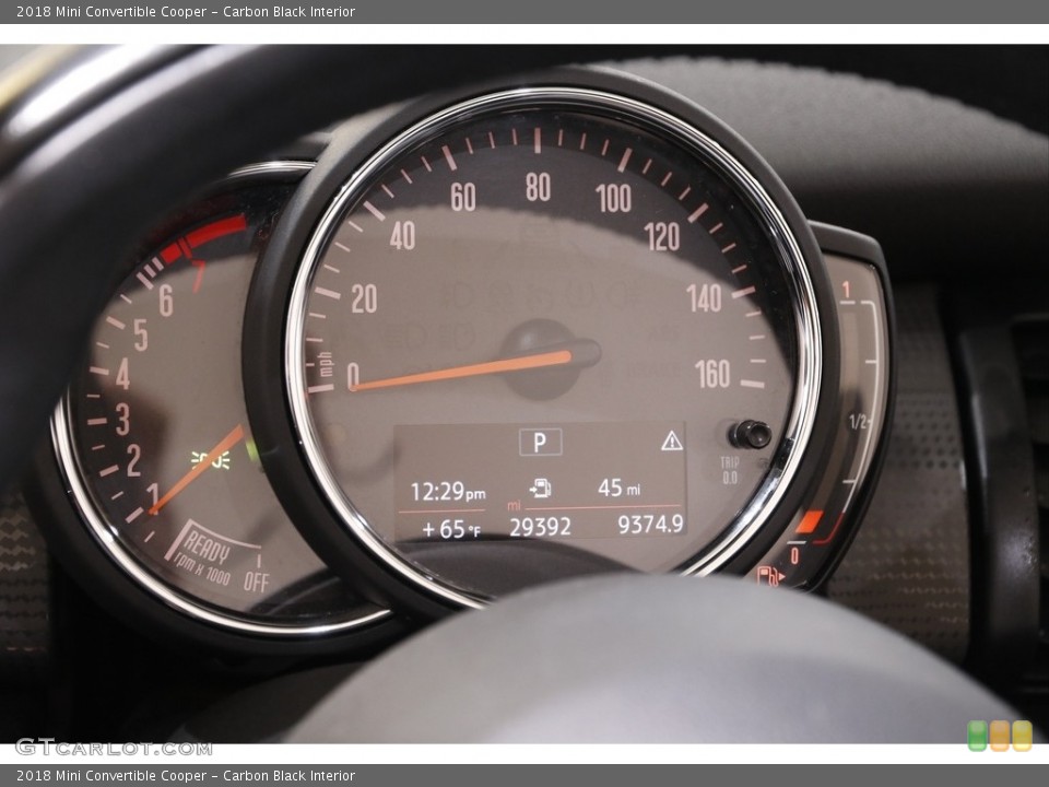 Carbon Black Interior Gauges for the 2018 Mini Convertible Cooper #142225701