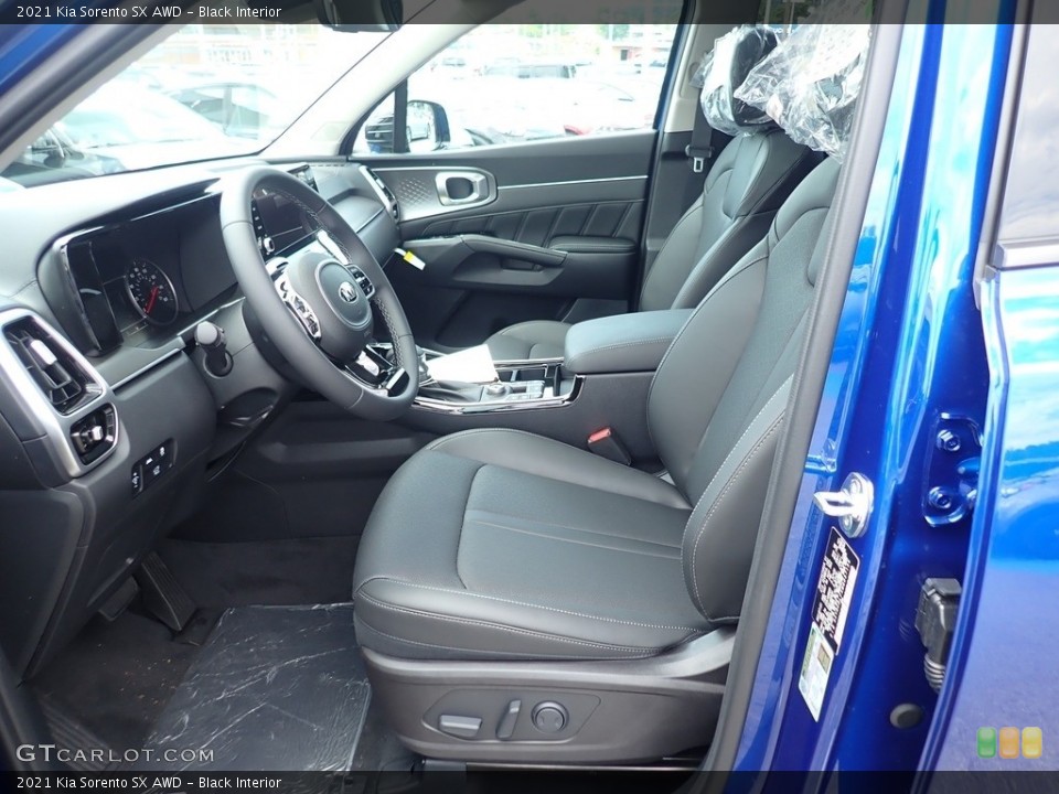 Black Interior Photo for the 2021 Kia Sorento SX AWD #142228188