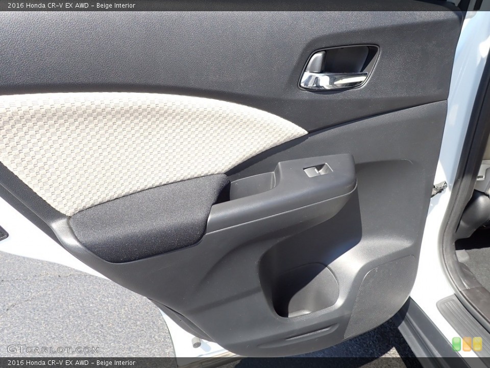 Beige Interior Door Panel for the 2016 Honda CR-V EX AWD #142230189