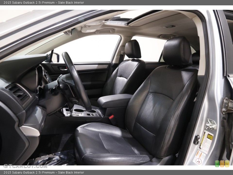 Slate Black Interior Photo for the 2015 Subaru Outback 2.5i Premium #142231393