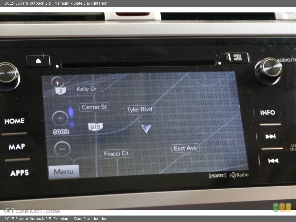 Slate Black Interior Navigation for the 2015 Subaru Outback 2.5i Premium #142231435