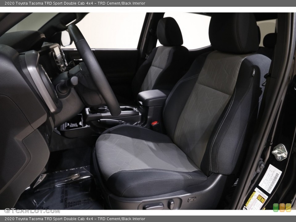 TRD Cement/Black Interior Front Seat for the 2020 Toyota Tacoma TRD Sport Double Cab 4x4 #142231735