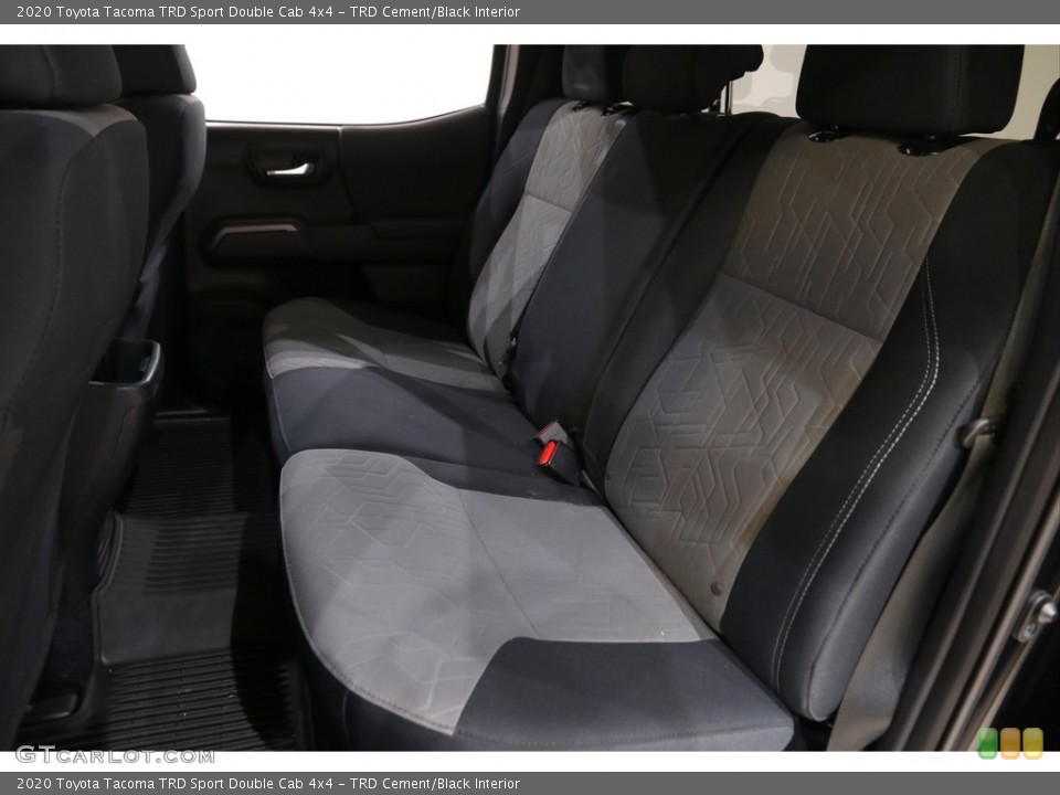TRD Cement/Black Interior Rear Seat for the 2020 Toyota Tacoma TRD Sport Double Cab 4x4 #142231792