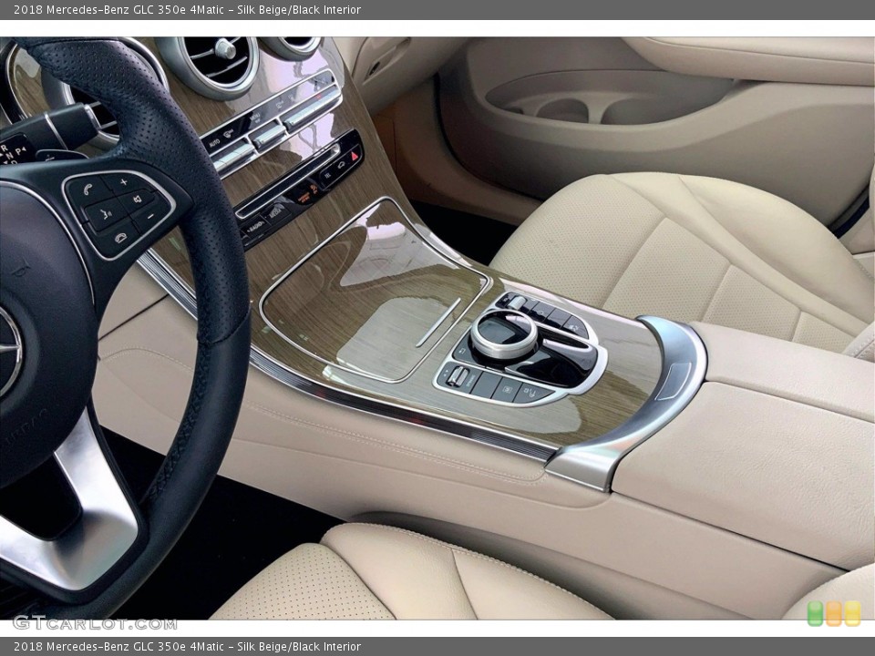 Silk Beige/Black Interior Controls for the 2018 Mercedes-Benz GLC 350e 4Matic #142232675