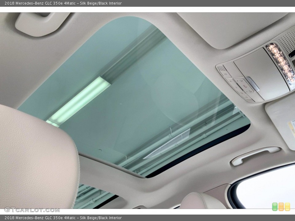 Silk Beige/Black Interior Sunroof for the 2018 Mercedes-Benz GLC 350e 4Matic #142232859