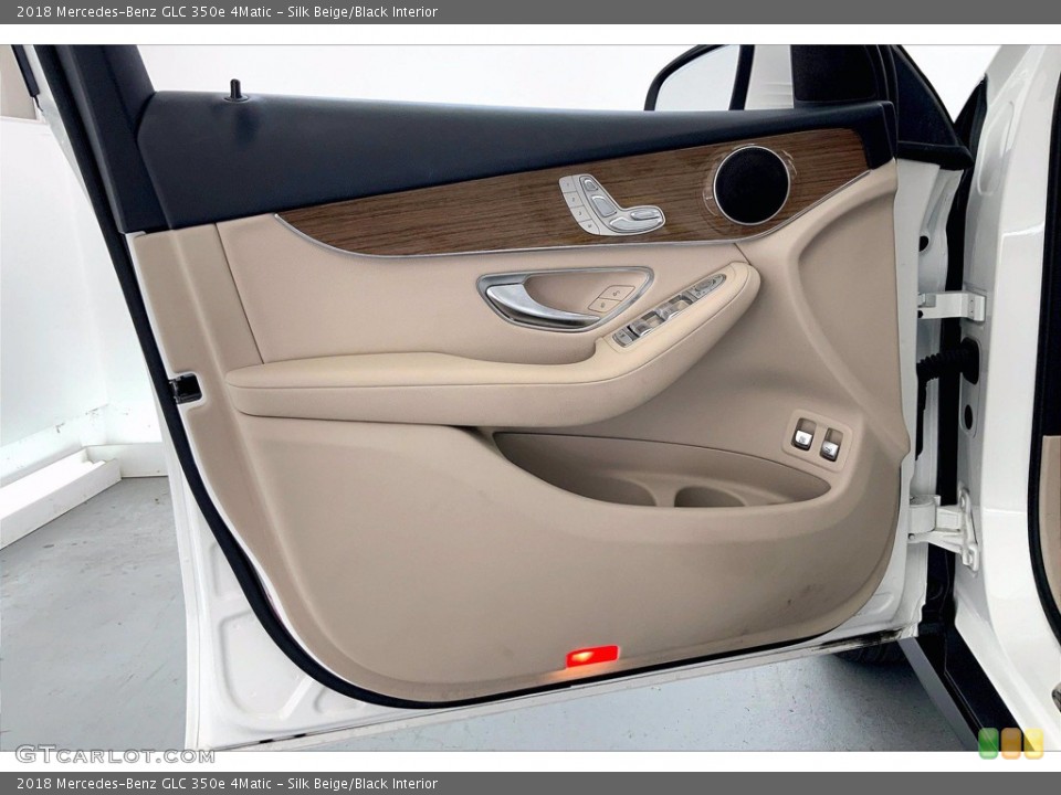 Silk Beige/Black Interior Door Panel for the 2018 Mercedes-Benz GLC 350e 4Matic #142232879