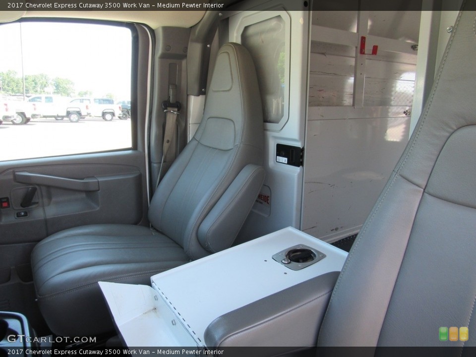 Medium Pewter Interior Front Seat for the 2017 Chevrolet Express Cutaway 3500 Work Van #142233125