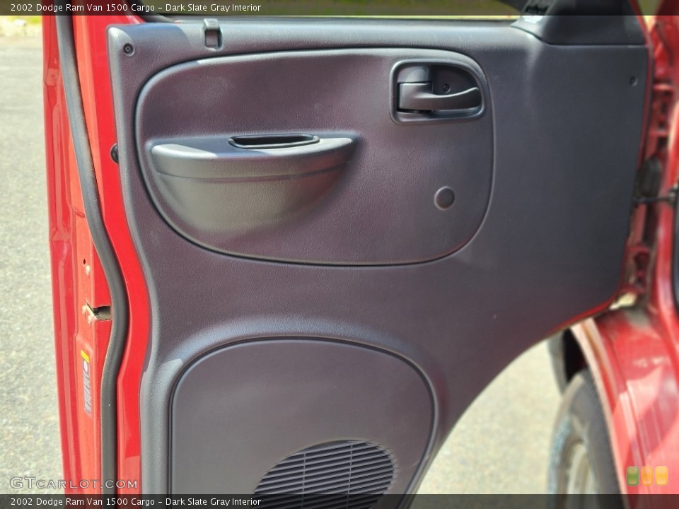 Dark Slate Gray Interior Door Panel for the 2002 Dodge Ram Van 1500 Cargo #142233419