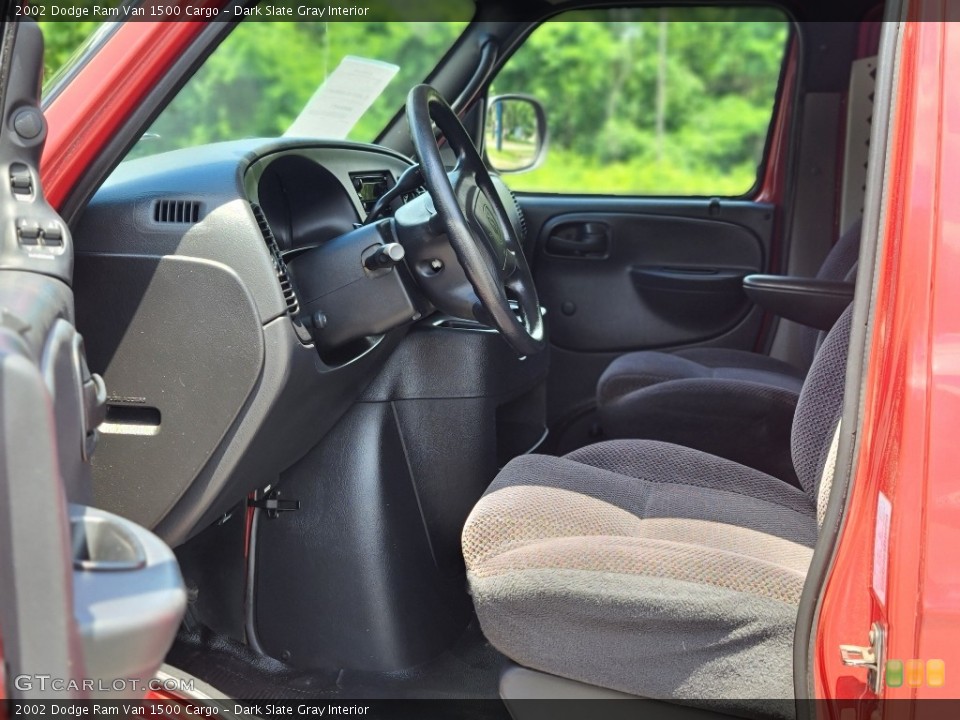 Dark Slate Gray Interior Front Seat for the 2002 Dodge Ram Van 1500 Cargo #142233458