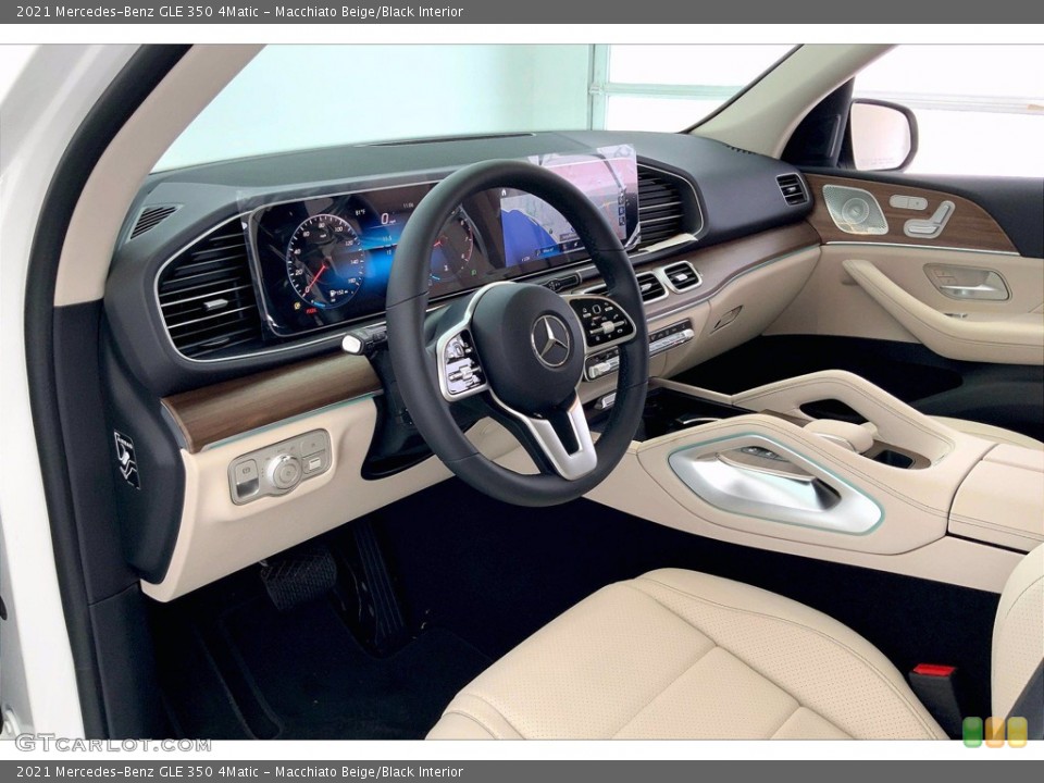 Macchiato Beige/Black Interior Photo for the 2021 Mercedes-Benz GLE 350 4Matic #142234055