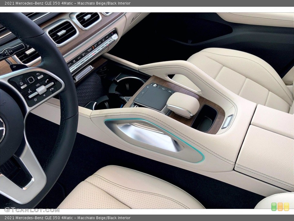 Macchiato Beige/Black Interior Controls for the 2021 Mercedes-Benz GLE 350 4Matic #142234154