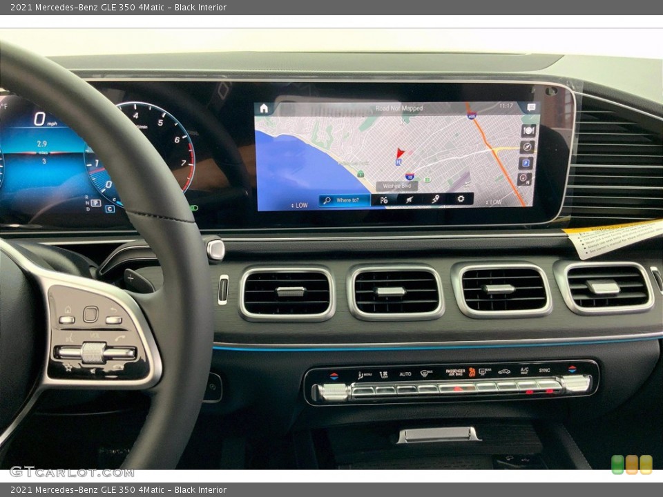 Black Interior Navigation for the 2021 Mercedes-Benz GLE 350 4Matic #142234723