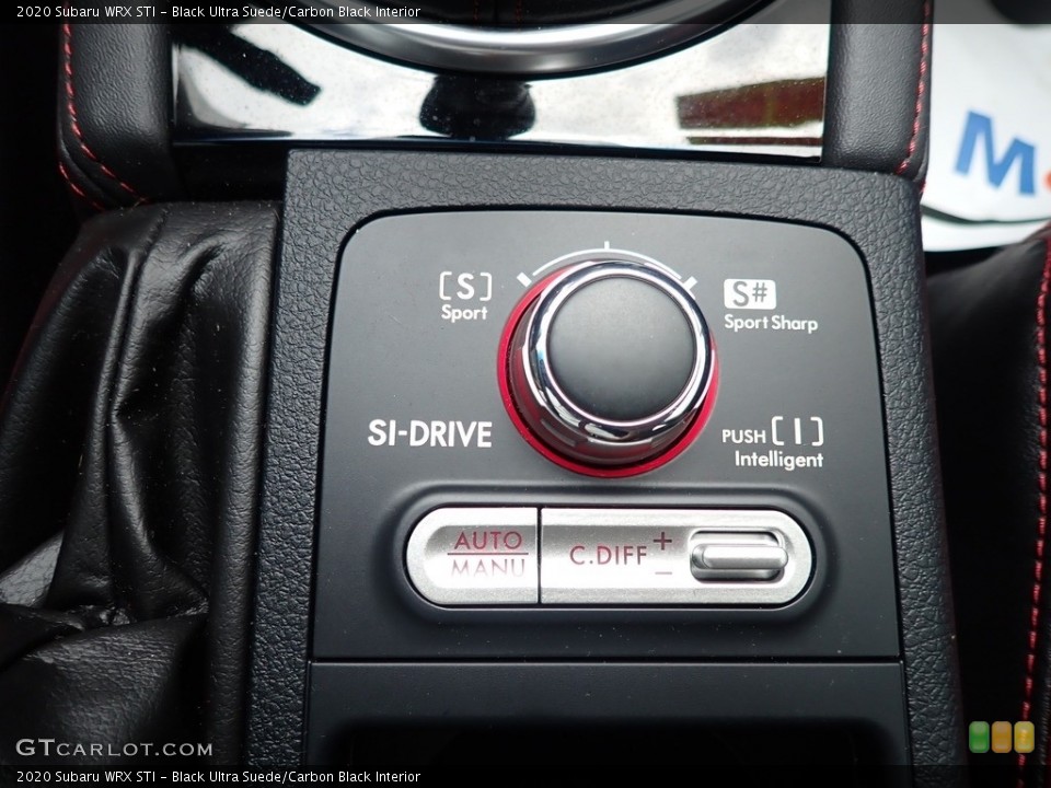 Black Ultra Suede/Carbon Black Interior Controls for the 2020 Subaru WRX STI #142236056