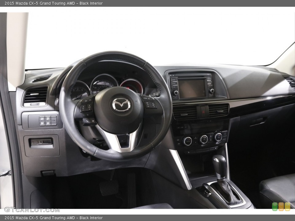 Black Interior Dashboard for the 2015 Mazda CX-5 Grand Touring AWD #142238012