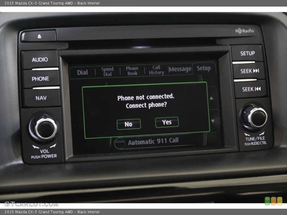 Black Interior Controls for the 2015 Mazda CX-5 Grand Touring AWD #142238072