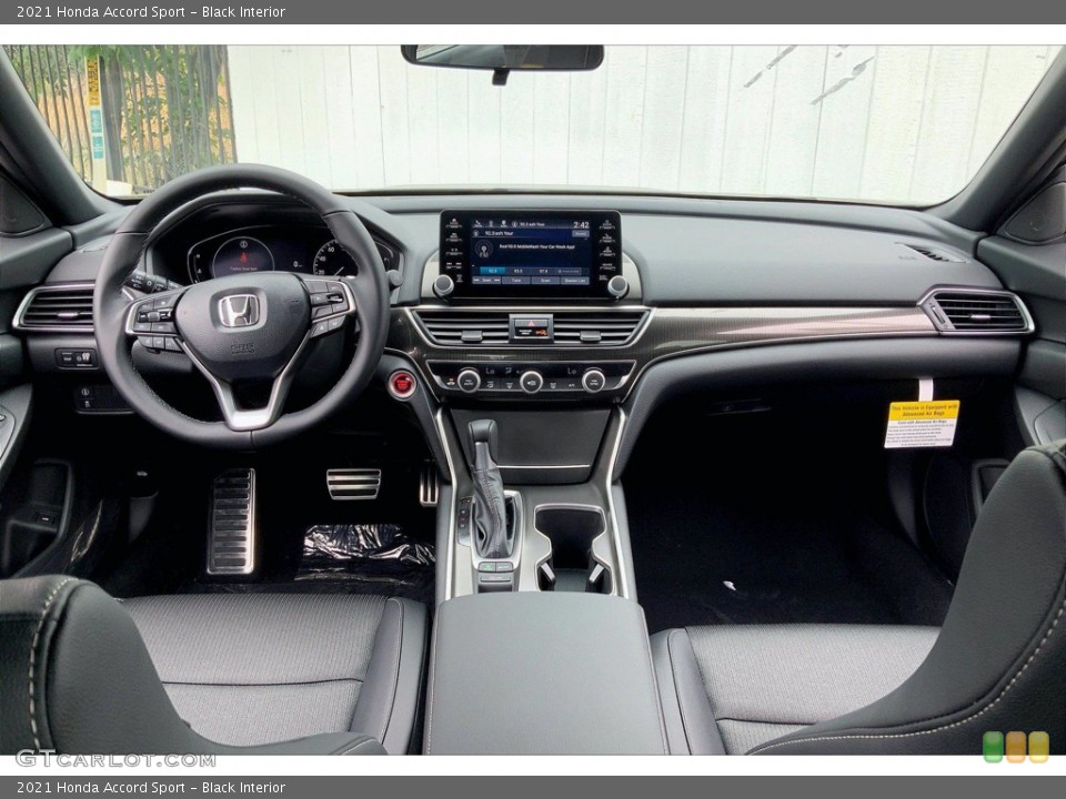 Black Interior Dashboard for the 2021 Honda Accord Sport #142239047
