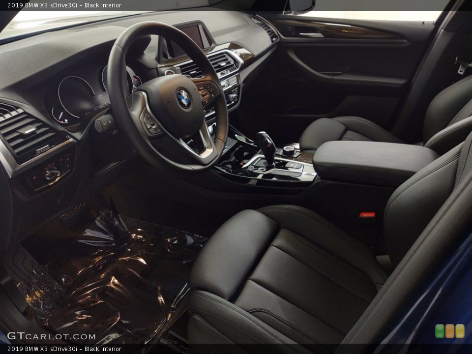 Black Interior Prime Interior for the 2019 BMW X3 sDrive30i #142239092