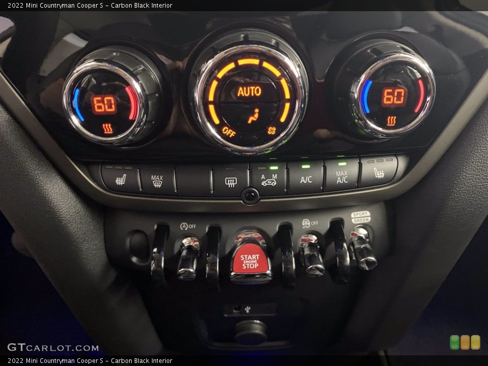 Carbon Black Interior Controls for the 2022 Mini Countryman Cooper S #142240062