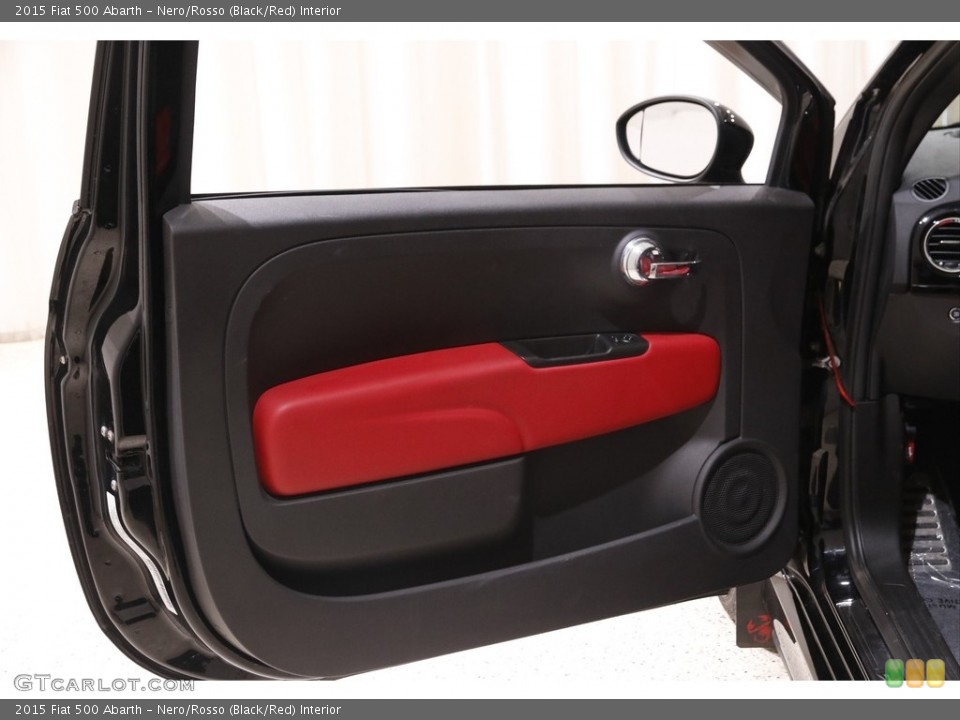 Nero/Rosso (Black/Red) Interior Door Panel for the 2015 Fiat 500 Abarth #142240849