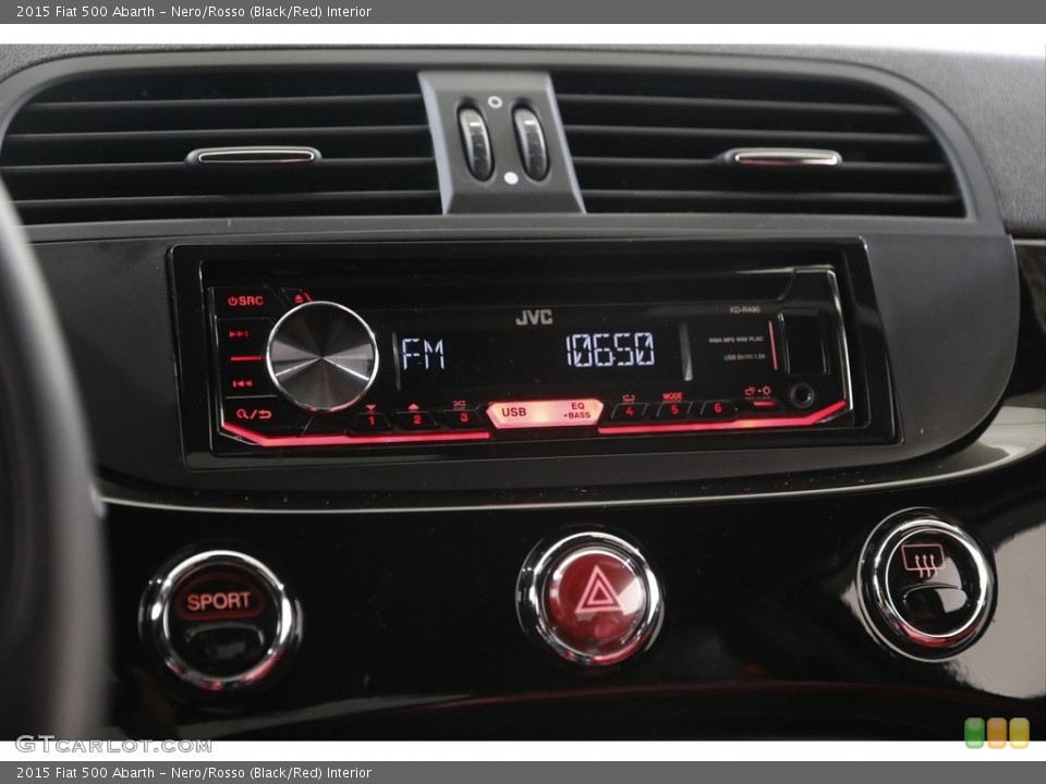 Nero/Rosso (Black/Red) Interior Audio System for the 2015 Fiat 500 Abarth #142240981