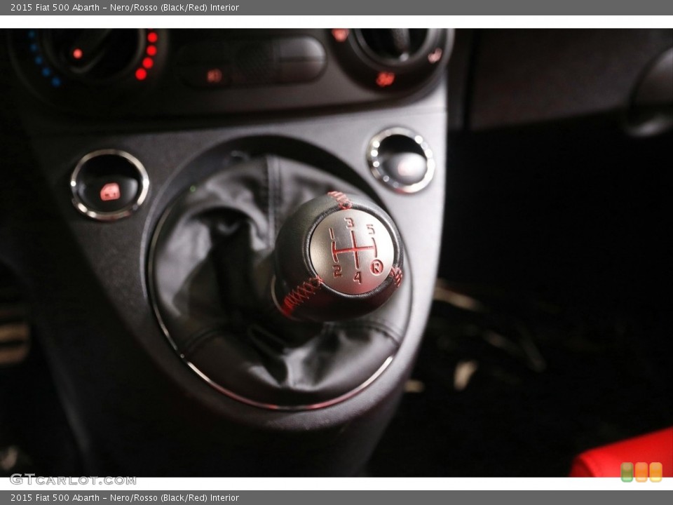 Nero/Rosso (Black/Red) Interior Transmission for the 2015 Fiat 500 Abarth #142241004