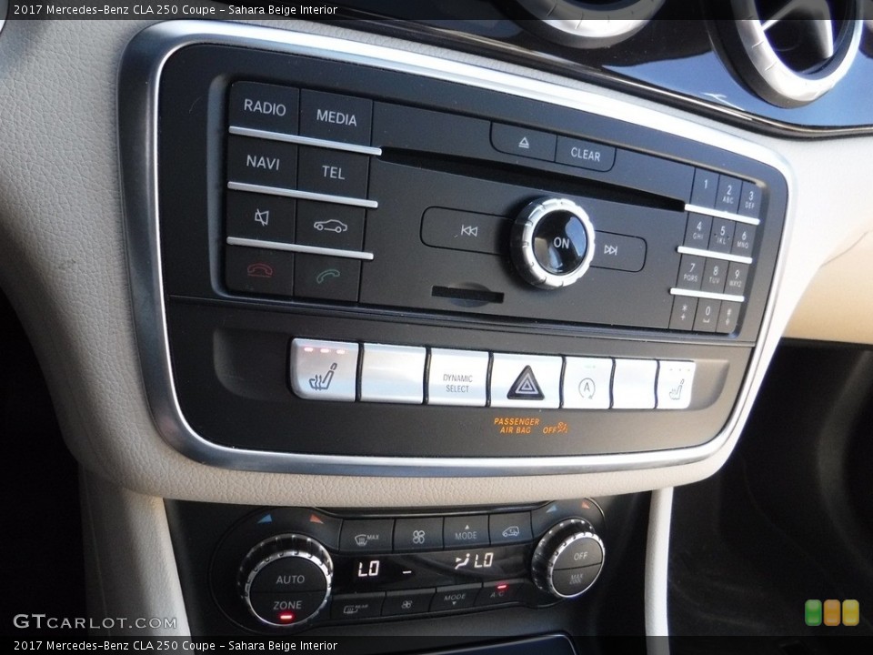 Sahara Beige Interior Controls for the 2017 Mercedes-Benz CLA 250 Coupe #142241179