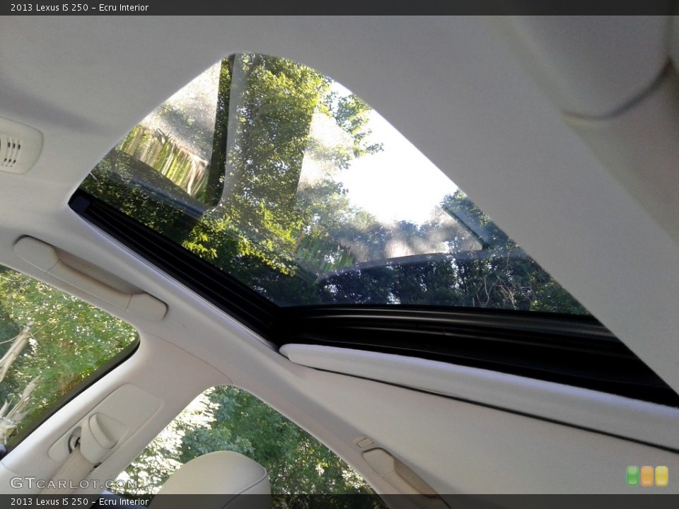 Ecru Interior Sunroof for the 2013 Lexus IS 250 #142242451