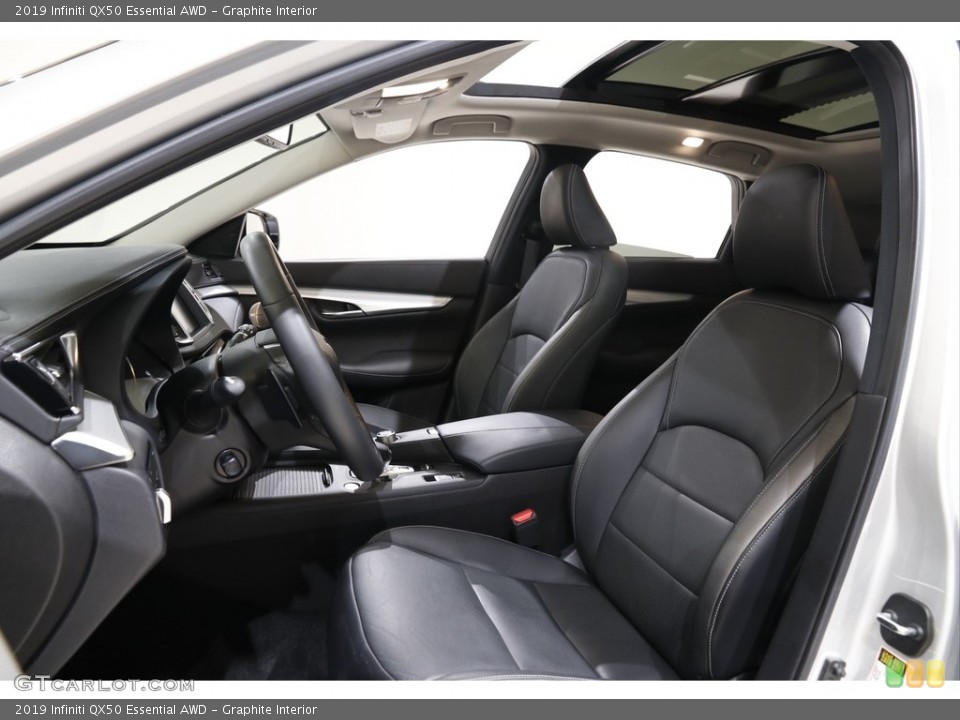Graphite Interior Front Seat for the 2019 Infiniti QX50 Essential AWD #142243306