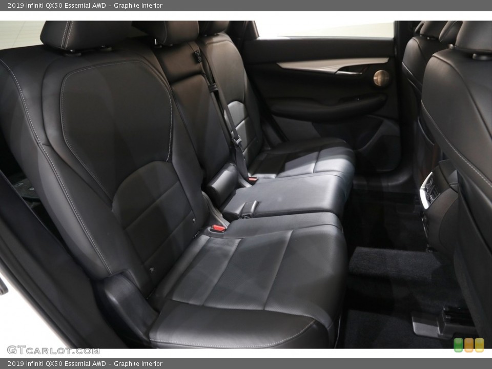 Graphite Interior Rear Seat for the 2019 Infiniti QX50 Essential AWD #142243618