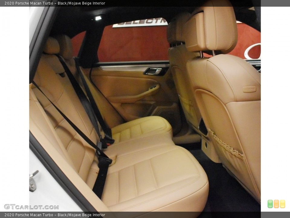 Black/Mojave Beige Interior Rear Seat for the 2020 Porsche Macan Turbo #142250452