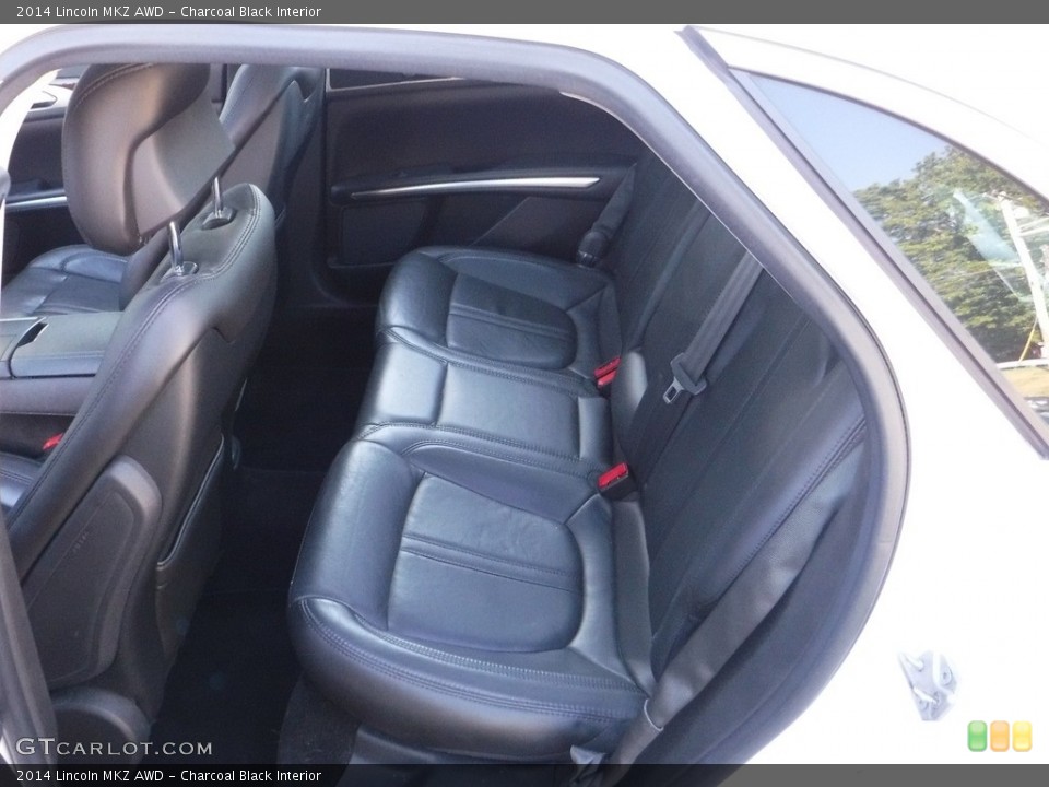 Charcoal Black Interior Rear Seat for the 2014 Lincoln MKZ AWD #142250656