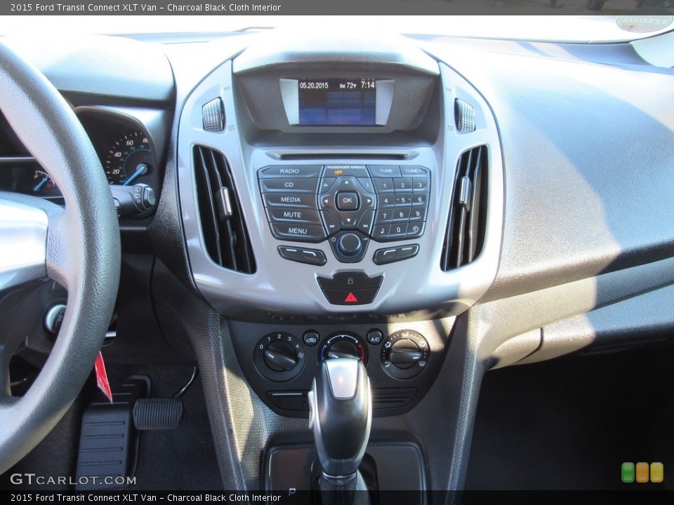 Charcoal Black Cloth Interior Controls for the 2015 Ford Transit Connect XLT Van #142254248
