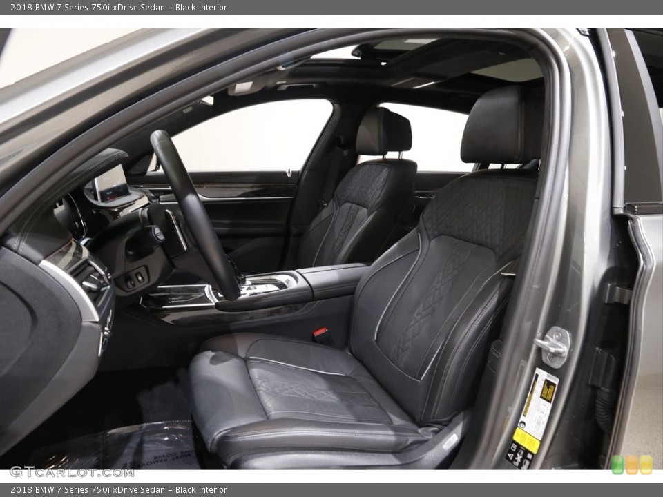 Black 2018 BMW 7 Series Interiors